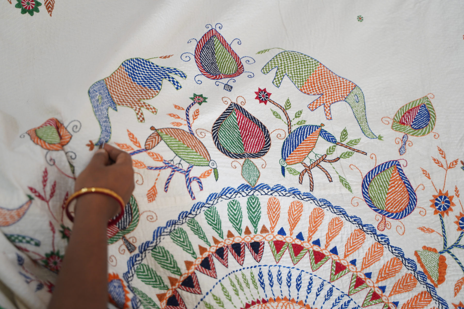 Nakshi Kantha Traditional Embroidery Evolves In Bengal