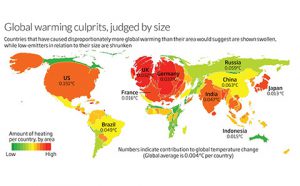 <p>The US is by far the biggest historical emitter of greenhouse gases, according to a study published this week</p>