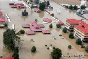 <p>Srinagar, the capital of the Indian union territory of Jammu and Kashmir, was hit badly by floods in 2014. [Image by: Press Information Bureau, Government of India]</p>