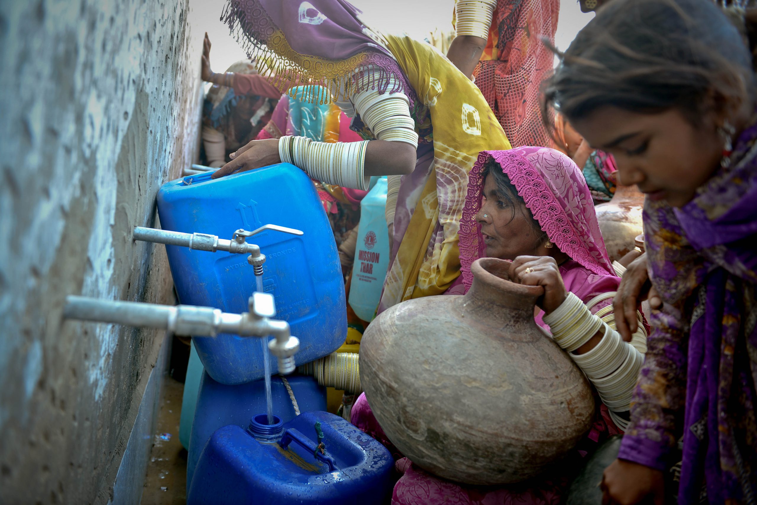 <p>Last year&#8217;s drought led to the death of 600 people in Tharparkar, including infants, mostly due to malnutrition (Photo by Adil Siddiqi.</p>