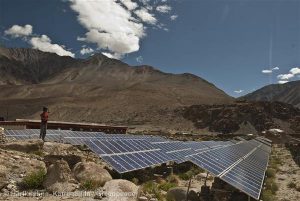 <p>Solar panels in Ladakh, India (Image by Harikrishna Katragadda)</p>