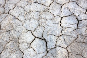 <p>View of dry cracked land in interior Sindh</p>