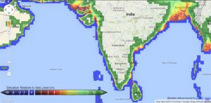 <p>Coastal areas in South Asia vulnerable to sea level rise</p>