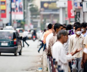 <p>Face masks to escape air pollution are increasingly common in Indian cities</p>