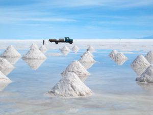 <div class="post_image">Salt mining at Bolivia’s Salar de Uyuni. The salt flat is the largest in the world and contains more lithium carbonate reserves than anywhere else (image: <a href="https://www.flickr.com/photos/jo_vh/3799834671/in/photolist-6MM9sT-aTmuY4-beAfBD-3ryh6e-b7RcgF-bJ5FBR-nLBVuR-p93cdm-a3JgbF-3pBy27-6x6uDy-4uLUH7-a3M7Kq-u8UFz7-6anFTK-beAdcP-cGJQME-6SXCKj-tbbpBs-beAeCz-axrMim-a5Qjd8-4v1iVb-6arNqE-3rykNX-4uLVzG-6SXEDs-a3Magb-p92JPE-6STKdz-4uTQL4-tTE4UL-6SXMd1-6arRaq-tsRu1U-oihkgQ-o1YRjG-beAbsg-tGjza7-qusCw6-a3MeRU-4uXQoY-kSSa8a-bxrTCs-bJ5FRD-68LEsz-ty6wdB-7cDCNP-bk1AsZ-a3JnSi" target="_blank" rel="noopener">Jo VH/ Flickr </a>)</div>
<div class="post_text"></div>