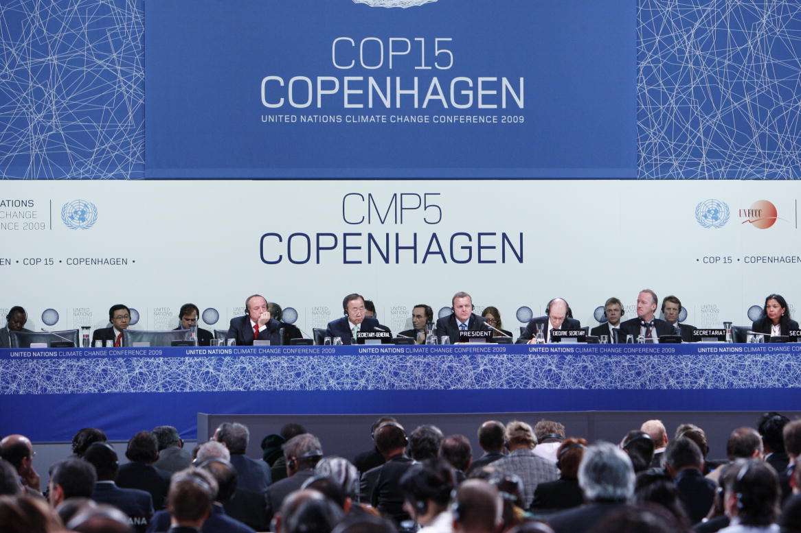 <p>The 2009 UN climate summit in Copenhagen was regarded as a failure because it didn&#8217;t get agreement from developing world emitters to take on big cuts in CO2. (Image by Mark Garte / United Nations Photo)</p>