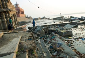 <p>The pressure on the Ganga through pollution is massive [image by Daniel Bachhuber]</p>
