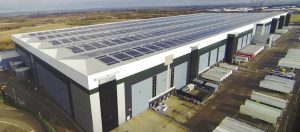 <p> Britain&#8217;s largest single solar rooftop at the East Midlands distribution centre of Marks &#038; Spencer [image by M&#038;S]</p>