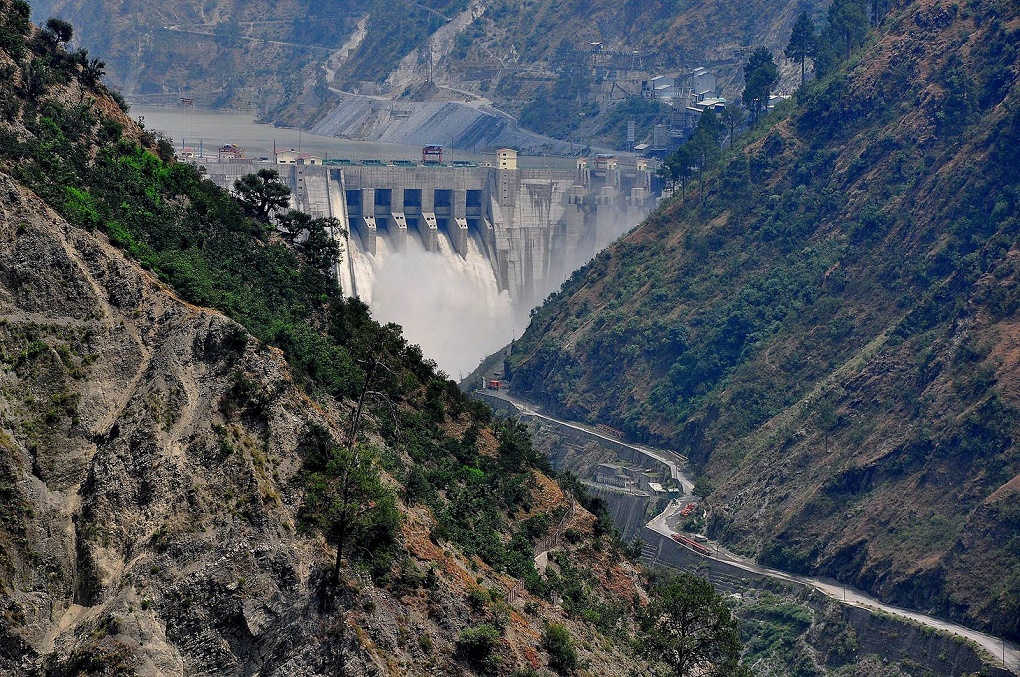 <p>The Baglihar Hydroelectric Power Project is one of the few owned by the J&amp;K State Power Development Corporation Ltd [image by ICIMOD]</p>