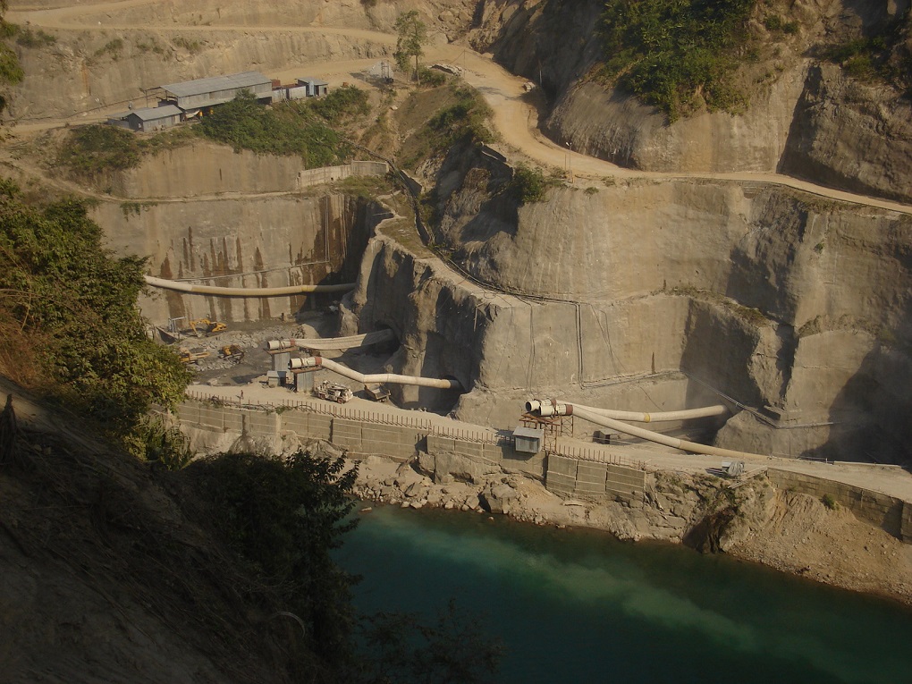 <p>Lower Subansiri dam construction site</p>