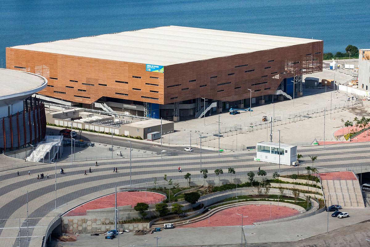 <p>Arena do Futuro será transformada em escolas (image: <a href="https://pt.wikipedia.org/wiki/Arena_do_Futuro#/media/File:Arena_do_Futuro_Rio_2016.jpgtarget=%22_blank%22">André Motta/brasil2016.gov.br </a>)</p>