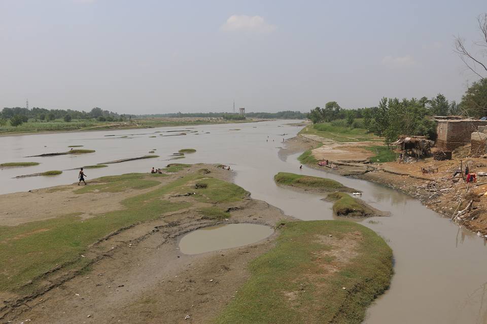 <p>The River Naguman, a tributary of the River Kabul in Peshawar</p>