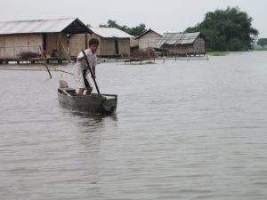 <p>The aftermath of floods in north-east India this year created the perfect breeding ground for mosquitos (Photo by Oxfam)</p>