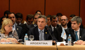 <p>Argentine president Mauricio Macri at the 49th Mercosur Summit in Paraguay (image: <a href="https://es.wikipedia.org/wiki/Archivo:Macri_en_la_49%C2%B0Cumbre_del_Mercosur.jpg" target="_blank" rel="noopener">Casa Rosada </a>)</p>