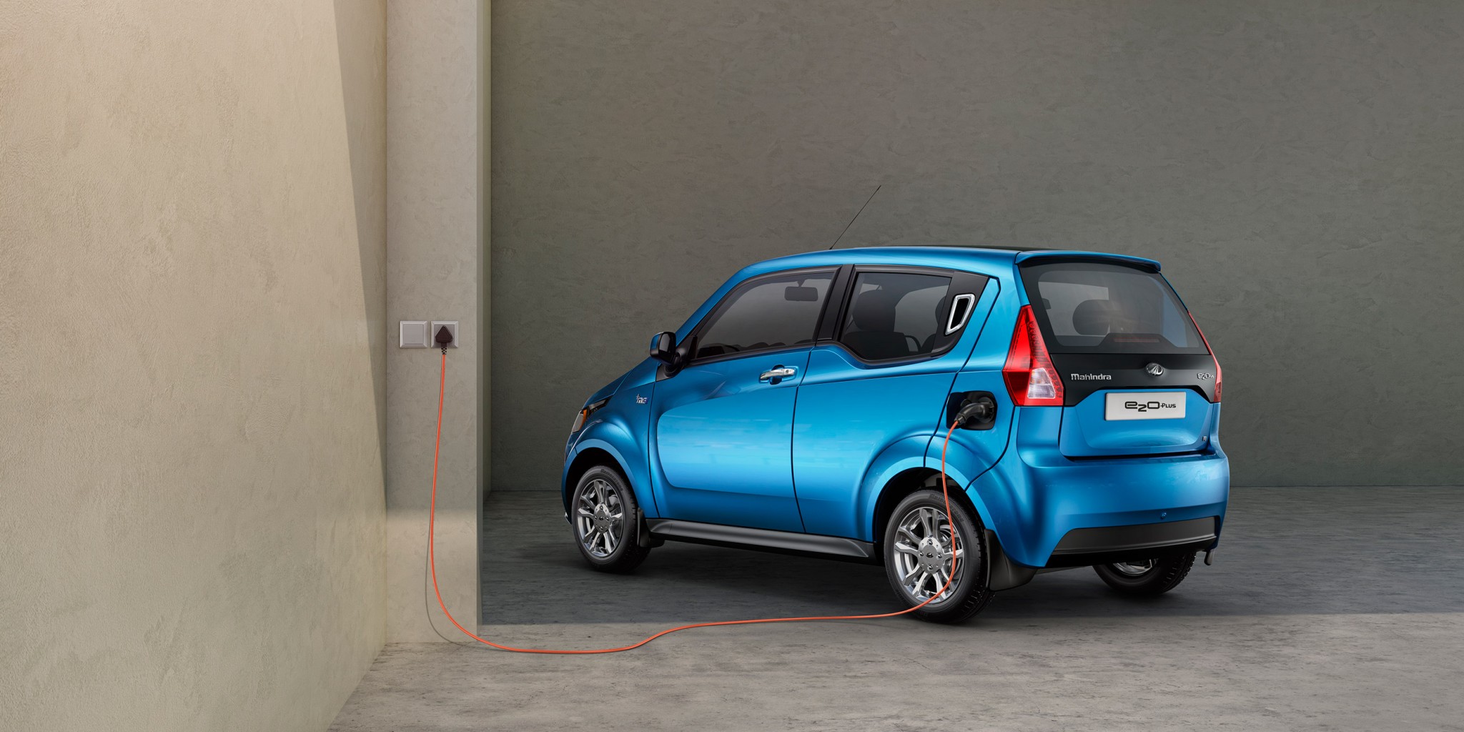 <p>The Mahindra e20 electric car</p>