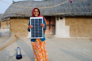<p>Legga village solar electrified by woman barefoot solar engineers, Rajasthan [image by:<br />
Knut-Erik Helle]</p>