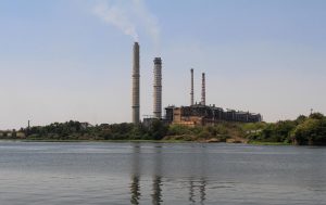 <p>A coal fired electric plant on the banks of the Chambal river [image by: Carol Mitchell]</p>