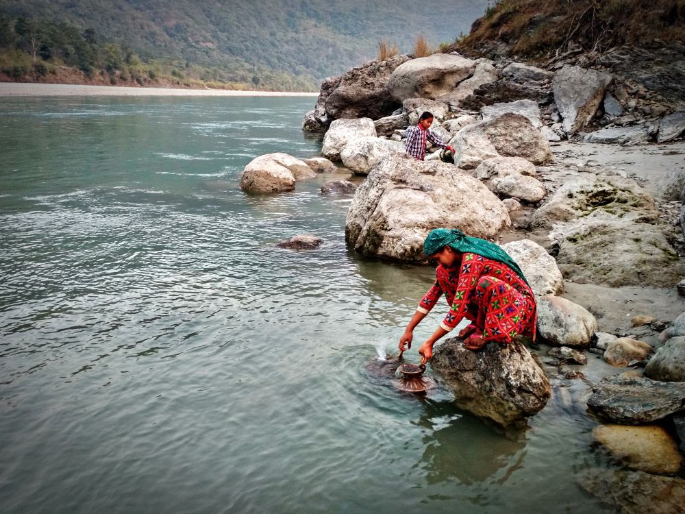 <p>The Mahakali river is a source of socio-cultural and religious identity for the people of the region [image by: Sumit Mahar]</p>