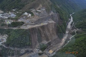 Construction process of a megadam