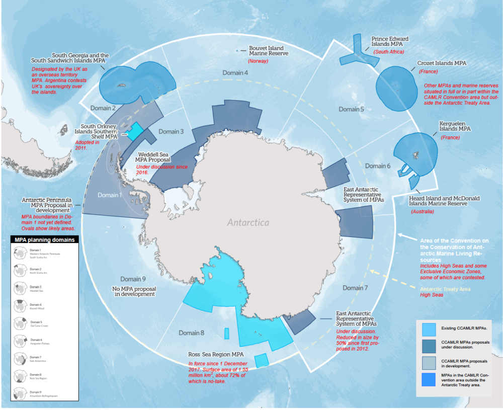 antarctic protected areas