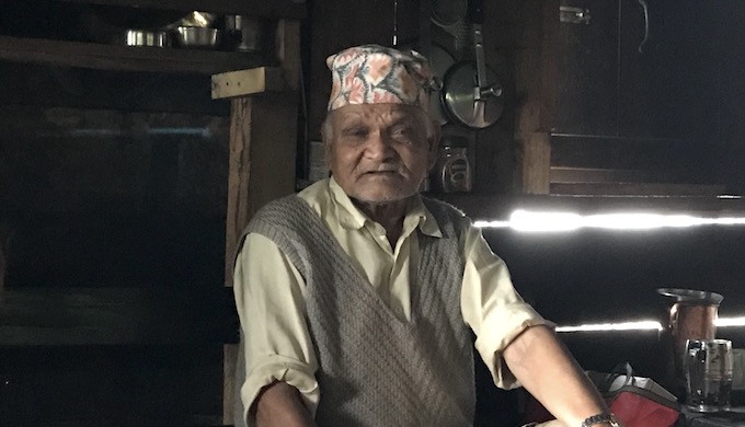 According to Til Bahadur Chhetri, a 92-year-old farmer from Hee Patal village in West Sikkim, skirmishes with wildlife used to happen even in the past, but the conflicts have grown manifold in the last 10-15 years [image by: Nidhi Jamwal]