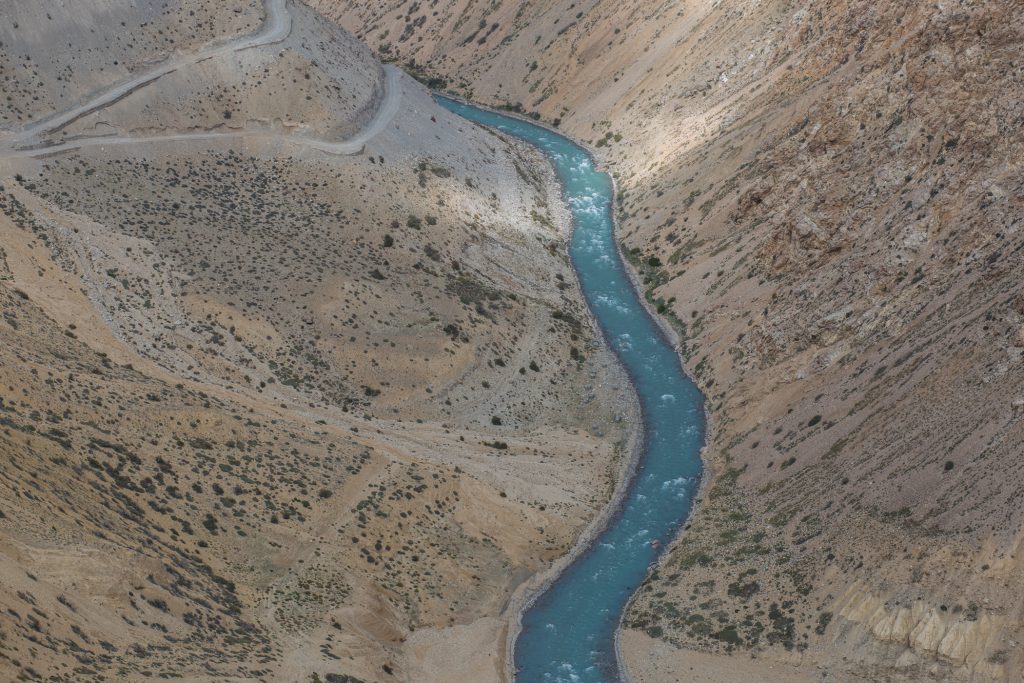 The Karnali River in the semi-desert landscape of Humla district of Nepal, near Hilsa on the Tibet border. This area is home to the snow leopard [image by: Nabin Baral]