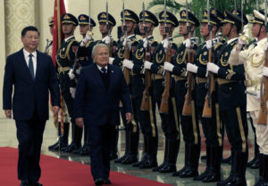 <p>Chinese President Xi Jinping with Salvadorean counterpart Salvador Sánchez Cerén. The two countries established diplomatic relations in 2018 (image: <a class="owner-name truncate" title="Go to Presidencia El Salvador's photostream" href="https://www.flickr.com/photos/fotospresidencia_sv/45665856721" data-track="attributionNameClick">Presidencia El Salvador)</a></p>