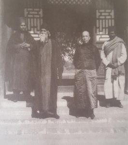 <p>Rabindranath Tagore with the Chinese intellectual Liang Qichao in Beijing, 1924, from Sen&#8217;s &#8220;India, China, and the World&#8221;, image courtesy of the Liang family</p>