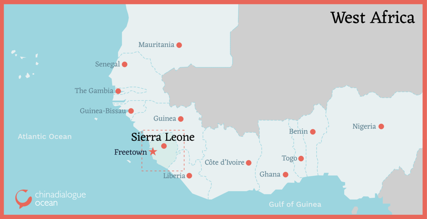 Countries in West Africa and Sierra Leone, food security