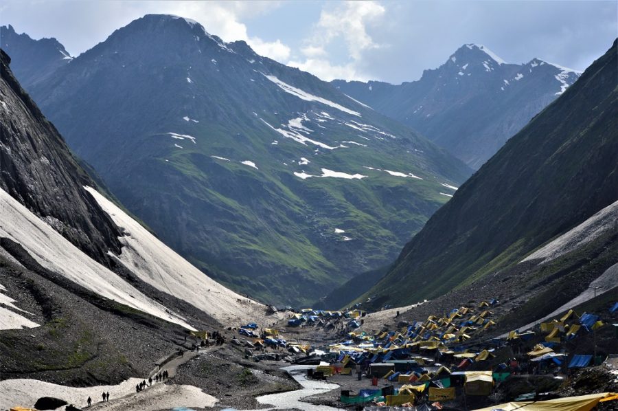 Amarnath Cave campsite