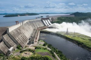 <p>The Guri reservoir has become a symbol of Venezuela&#8217;s electricity problems, with demand outpacing supply. Image: Corpoelec.</p>