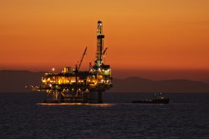 <p>An oil drilling platform off California&#39;s coast&nbsp;(Image by&nbsp;</p>