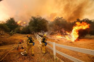 <p>California wildfires. Adopting a 1.5C pathway could help protect millions of lives&nbsp;by 2050. (Image: Daria Devyatkina)</p>