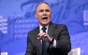 <p>Scott Pruitt&nbsp;is clinging on to his role as EPA Administrator following accusations of&nbsp;inappropriate dealings with lobbyists and unnecessary spending&nbsp;(Image:&nbsp;Gage Skidmore)</p>