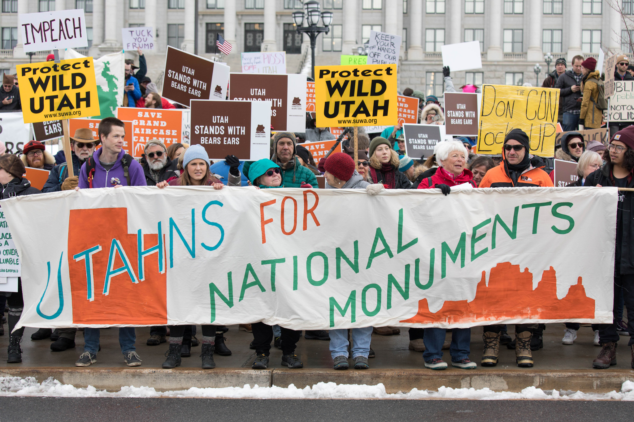 <p>Over 2 million Americans have protested Trump&#8217;s plans to destroy national monuments. (Image: KristineL761) </p>