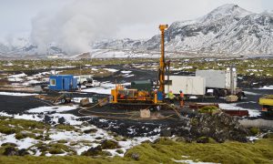 <p>Site close to the Hellisheidi geothermal powerplant, where CO2 was injected into volcanic rock. In two years it was almost completely mineralised. Image by Juerg Matter/Science</p>