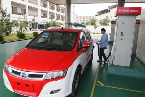 <p>A lack of standardised charging points in China is cited as one of the main reasons why low carbon motoring has struggled to shift gear in the world&#8217;s biggest car market (Image by Remko Tanis)</p>