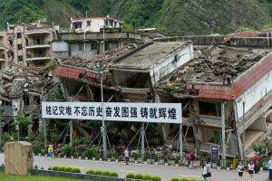 <p>Debris from the&nbsp;Wenchuan&nbsp;earthquake in Sichuan province, 2008, where tens of thousands lost their lives&nbsp;(Image: Stuart Isett/Fortune Global Forum)</p>