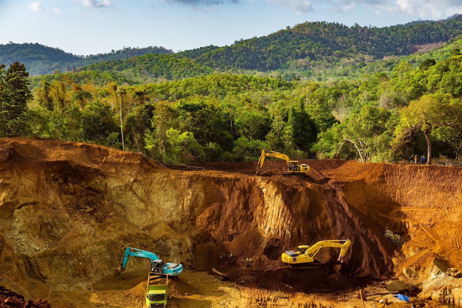 <p>A nickel mine in Southeast Sulawesi, Indonesia (Image: Ian Morse) </p>