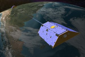 <p>全世界的科学家们利用GRACE观测到的数据完整而精确地监测流域水储量的巨大变化。图片来源：<a href="https://www.nasa.gov/press-release/prolific-earth-gravity-satellites-end-science-mission">NASA/JPL-Caltech</a></p>