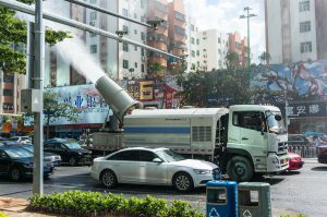 <p>Scientists have questioned the effectiveness of the cannons in reducing air pollution (Image: Alamy)​</p>