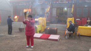 <p>Pilgrimage festivals at Miaofengshan, located in the western hills of Beijing (Image: Ian Johnson)</p>