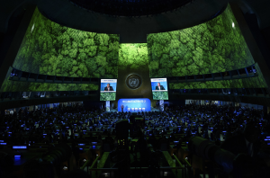 <p>The UN secretary general opening the summit (Image: UN Photo/Loey Felipe)</p>