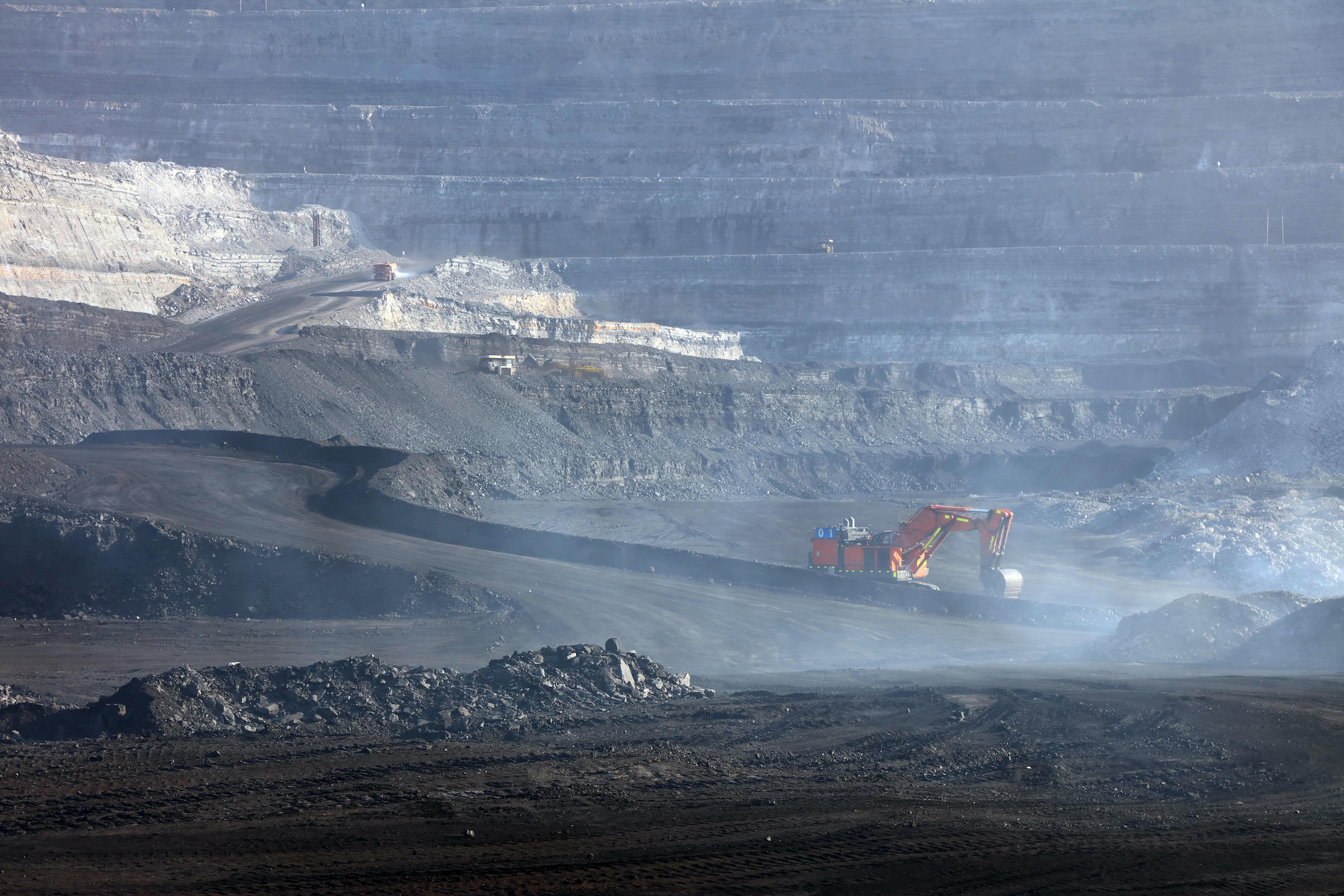 <p>露天煤矿。图片来源：Alamy</p>