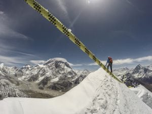 <p>Sherpa&nbsp;climbing Everest (Still from the Bafta nominated film Sherpa, directed by Jennifer Peedom)</p>