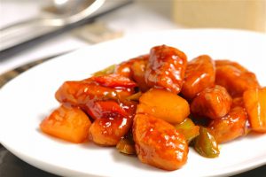 <p>&ldquo;Sweet and Sour Omnipork&rdquo; made from plant protein&nbsp;(Image: Omnipork)</p>