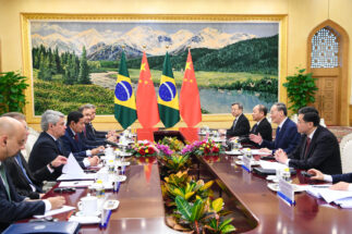 <p>Una reunión del Comité de Coordinación y Cooperación de Alto Nivel China-Brasil (COSBAN) en Beijing, en mayo de 2019. (Foto: Alamy)</p>