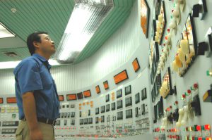 <p>The control room of the Qinshan Nuclear Power Plant, China<br />
(Image: Petr Pavlicek/IAEA)</p>