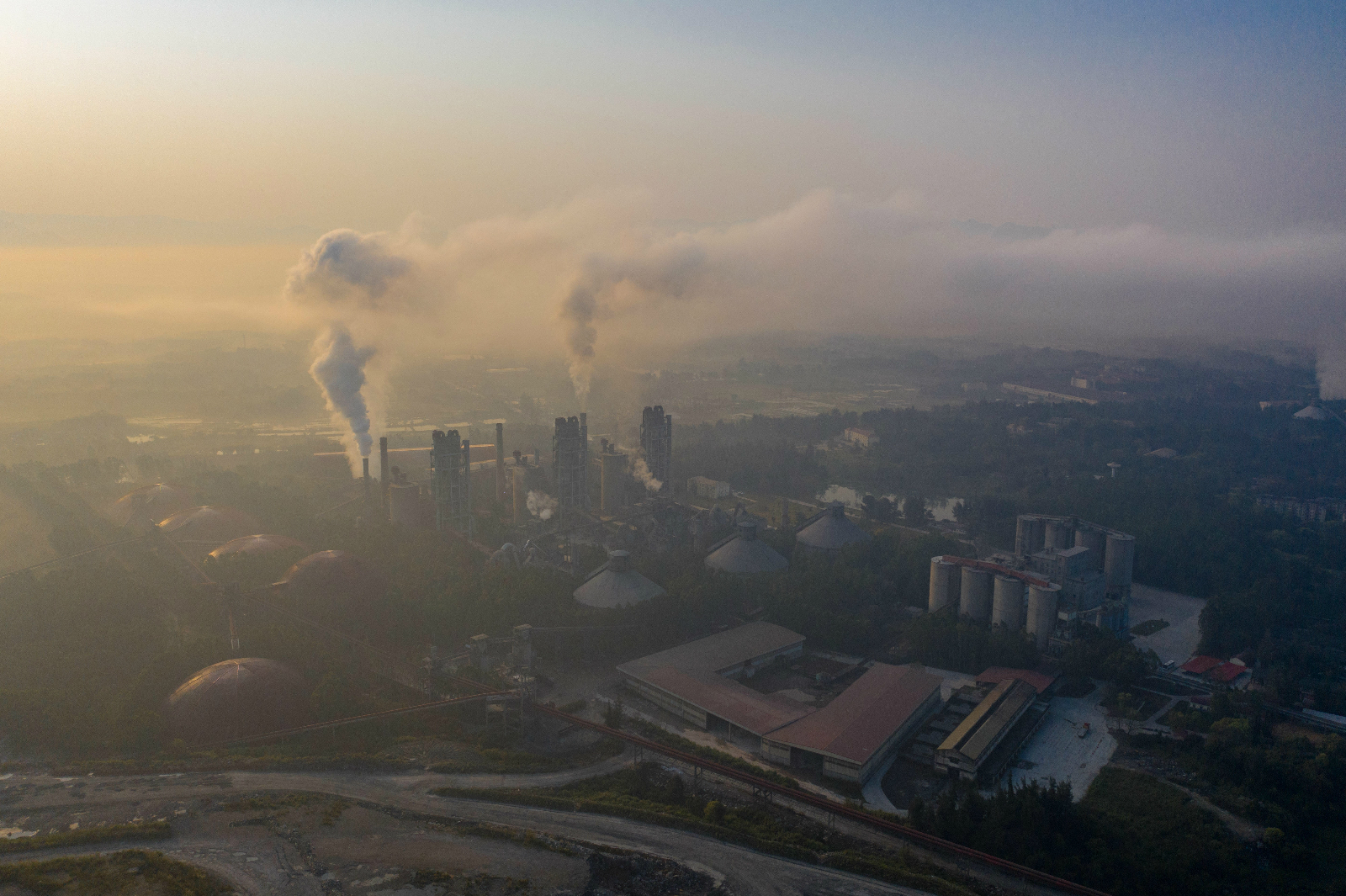 <p>A cement plant in Guangdong province, 2019 (Image: Alamy)</p>