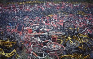 <p>Cities need better infrastructure to ensure bikes don&#8217;t pile up and cause a public menace (Image: Alamy)</p>